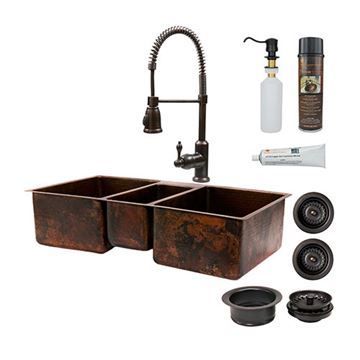 triple kitchen tap