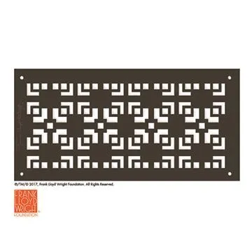 Architectural Grille Frank Lloyd Wright Mimosa Grille | Van Dyke's