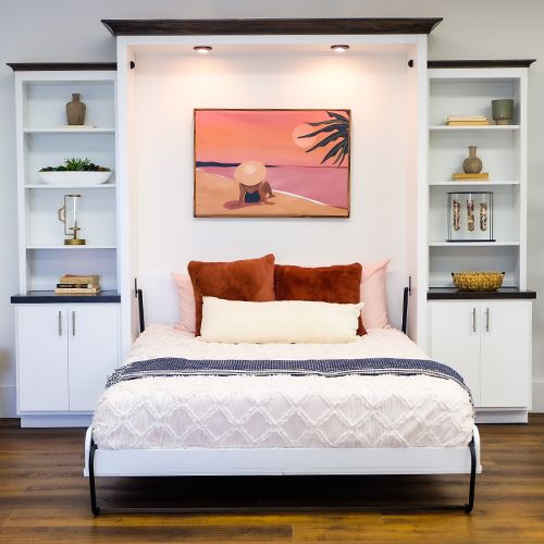 Create-A-Bed Queen Vertical Adjustable Deluxe Murphy Wall Bed Kit | Van ...