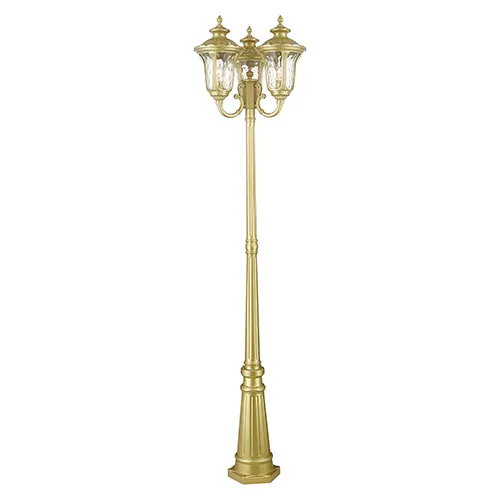 Livex Lighting Oxford Outdoor 3-Head Post Light | Van Dyke's Restorers