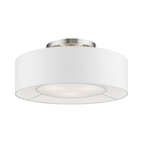Livex Lighting Gilmore 3-Light Semi-Flush Ceiling Light | Van Dyke's ...