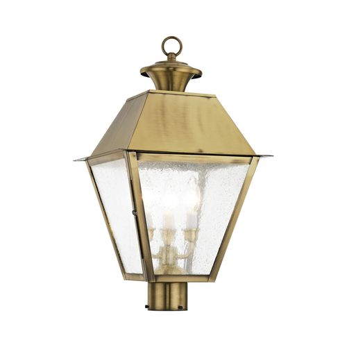 Livex Lighting Mansfield 3-Light Large Outdoor Post Top Lantern | Van ...