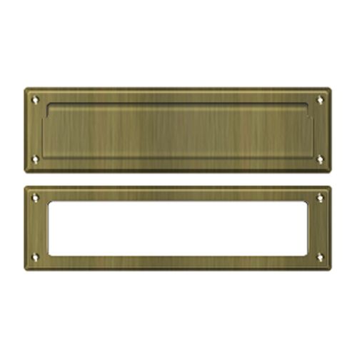 Mail Slot Dim Deltana 11 Inch Mail Slot With Interior Frame | Van Dyke's Restorers