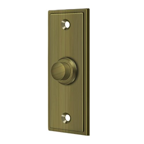 Deltana Rectangular Contemporary Door Bell Button | Van Dyke's Restorers